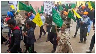 Punjab: Peaceful march to support farmers protest held near Chandigarh