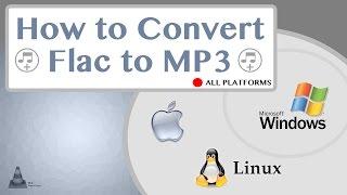 How fast to convert flac to mp3 and wma wav m4a Mac OS X Windows Linux VLC