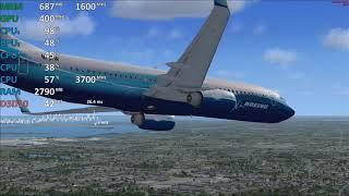 Ryzen 3 2200G Vega 8 Test Flight Simulator X Gameplay Benchmark. Vega 8 iGPU