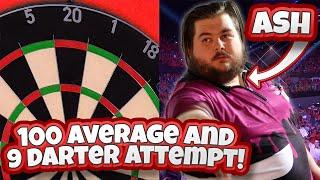 Ashley Coleman Hits 100+ Average And Misses A 9 Darter!