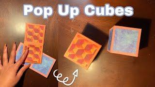 Pop Up Jumping Cubes Tutorial | Interactive Card | Scrapbook/Explosion box Card Ideas | CraftsByFiz