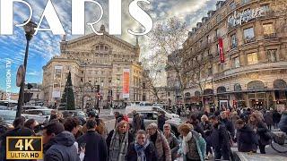 [Paris France] Bonjour 2025 Paris Center Walk (4K HDR)  02/JANUARY/2025