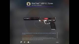 Stat track USP S Cyrex field tested showcase