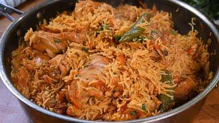 Cooking easy and delicious chicken with rice kabsa recipe