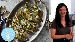 Bryant Terry's Asparagus With Lemon-Pepper Marinade | Genius Recipes