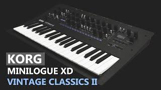 KORG MINILOGUE XD - "VINTAGE CLASSICS II" SOUNDPACK (150 patches)