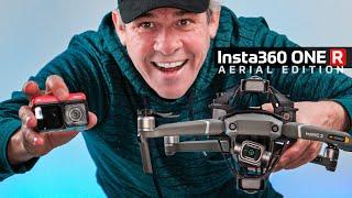 Flying the invisible 360 drone (footage) Insta360 ONE R Aerial Edition.