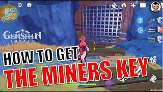 How to get the Miner's Key to Open the Gate in the Chasm? | Genshin Impact