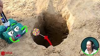 DOODLES EXPERIMENT : Underground Hatch and Firecrackers, Sparklers | Doodles TV