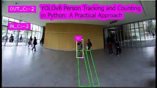 YOLOv8 Person Tracking and Counting: Advanced Object Detection | YOLOv8 Object Tracking and Counting