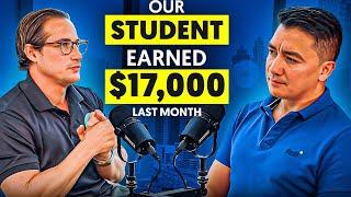 Student Made $17,000 Last Month Trading Forex [Podcash Ep.01]