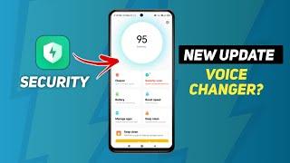 Xiaomi Security App New Update Voice Changer ? | Miui 13/12.5