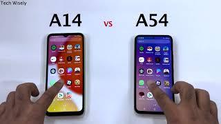 SAMSUNG A14 vs A54 - Speed Test