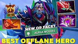 BEST OFFLANE HERO Lycan vs Top 3 Ranked Player Intense New Op Facet Stun Wolf - Dota 2