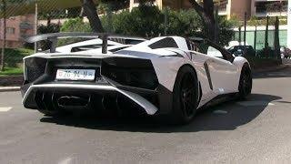 Lamborghini Aventador SV Roadster w/ Capristo Carbon Exhaust in Monaco | LOUD REVS + ACCELERATIONS!