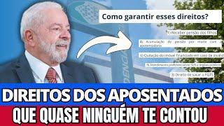 8 DIREITOS DO INSS PARA OS APOSENTADOS QUE VOCÊ PRECISA CONHECER AGORA