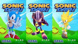 Sonic Dash - Super Sonic vs Darkspine Sonic vs Classic Sonic vs All Bosses Zazz Eggman