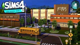 i built a MODERN COPPERDALE HIGH SCHOOL || Sims 4 Speed Build