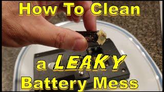 How To Clean Acid Out of A Battery Compartment (Easy, Quick, Cheap) DIY