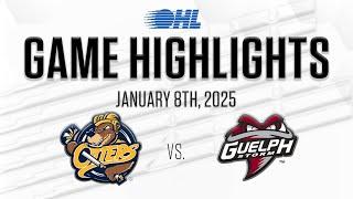 OHL Highlights: Erie Otters @ Guelph Storm Jan. 8, 2025