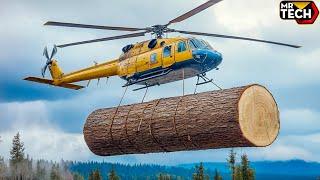 Extreme DANGEROUS Huge Wood Logging Truck | Biggest Heavy Equipment Machines #4