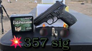 357 sig Liberty Civil Defense (50gr) Ballistics Gel Test