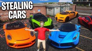 Stealing Cars From Police Impound in GTA!