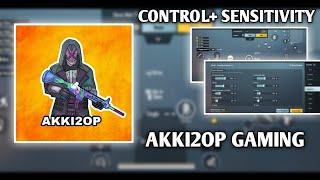 UPDATED 2.1 AKKI2OP CONTROL CODE AND SENSITIVITY CODE BGMI 2 FINGER LAYOUT STAR RAJ BGMI #akki2op