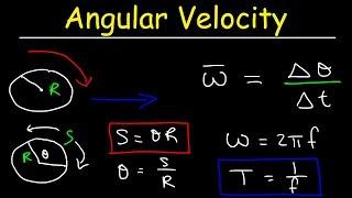 Angular Velocity Physics Problems, Linear Speed, Frequency & Period