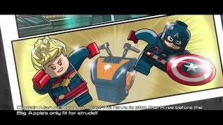 New level gameplay: Classic Captain Marvel. Free play. DLC. Lego Marvel's Avengers.