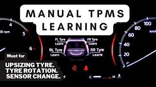Manual TPMS Learning | Scorpio-N | XUV700| Reset TPMS Alert Light |Tyre Fill Assist.