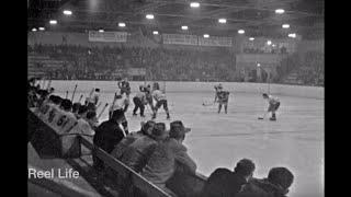 1958/59 Vernon Canadians vs. Nelson Maple Leafs Hockey, Vernon Civic Arena, Vernon, BC