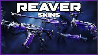 VALORANT Reaver Skins (NEW BUNDLE!) | All Animations + Colors Preview | Skin Collection Showcase