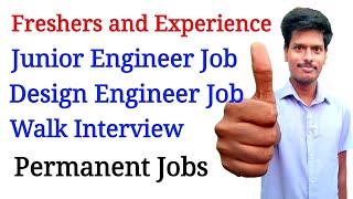 Fresher and Experience Job in Chennai and Coimbatore 2022