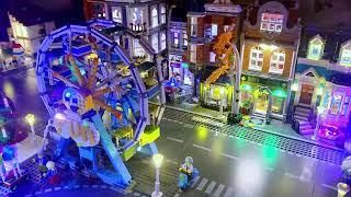 NEW !! Winter Lego City by Night with Light My Bricks (2025)