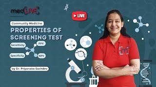 Properties of Screening Test - Sensitivity, Specificity, PPV, NPV- Explained by Dr. Priyanka Sachdev