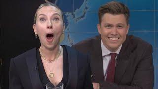 SNL: Scarlett Johansson Reacts to Colin Jost’s NSFW Joke About Her