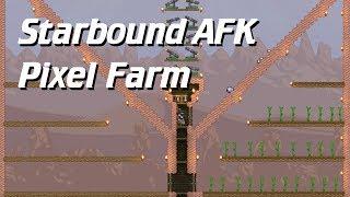 Starbound Automated Pixel Monster Farm (AFK farm design)