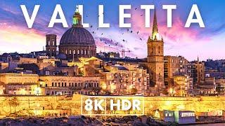 Valletta, Malta in 8K ULTRA HD HDR 60 FPS Video by Drone