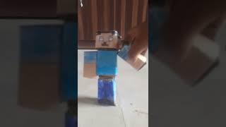 making Minecraft 3D Steve  in   real life