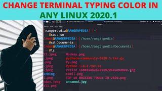 how to change text color in kali linux terminal 2020.1a or older version|kali linux