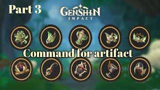 How to get artifact in genshin private server part 3