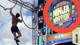 NINJA WARRIOR VLOG! (Miami Qualifier - Walk On Line - BTS With The BraziBros)