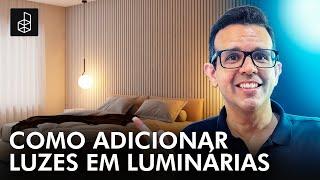 Como Adicionar Luzes no Interior de Luminárias Archdesign | #mastertuts