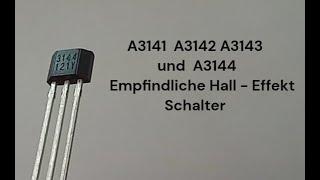 58  Hall Sensor  A3144  unipolar - anschließen und die Funktionen testen