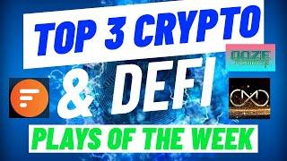 Top 3 Crypto & Defi Plays of the Week #crypto #passiveincome #defi