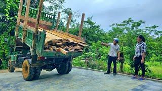 A new challenge begins: Preparing construction materials to expand the farm - New Life in the Forest