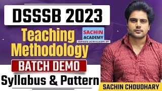 DSSSB 2023 Part B 100 Marks preparation by Sachin choudhary live 8pm