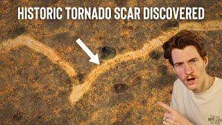 RARE UNDISCOVERED TORNADO SCAR - Recently Found on Google Earth!