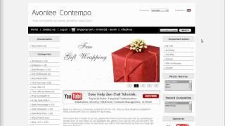 Easy Help Zen Cart Virtual Tour: Avonlee Contempo Free Template